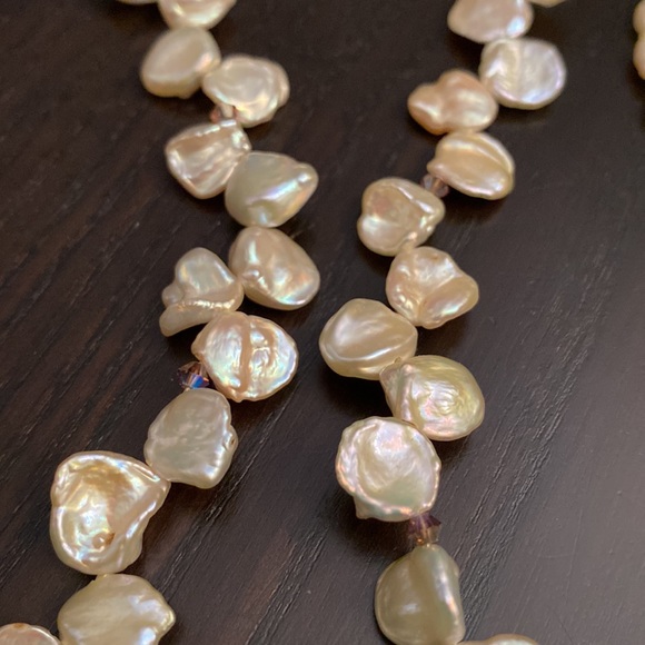 Freshwater Pearl necklace and bracelet combo - Picture 4 of 8